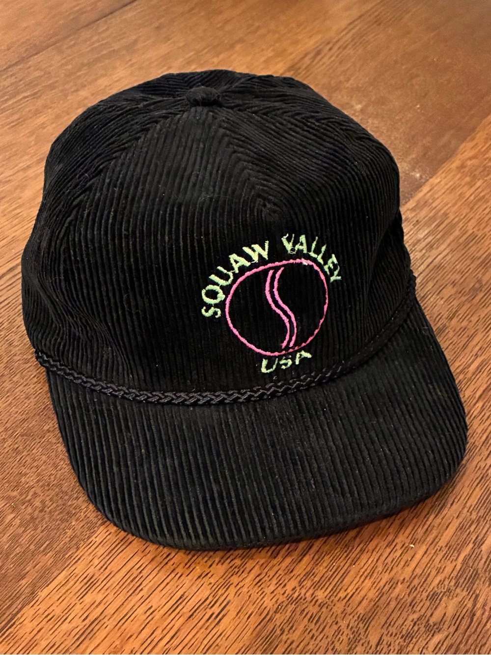 Squaw Valley Retro Baseball Cap with Classic Logo